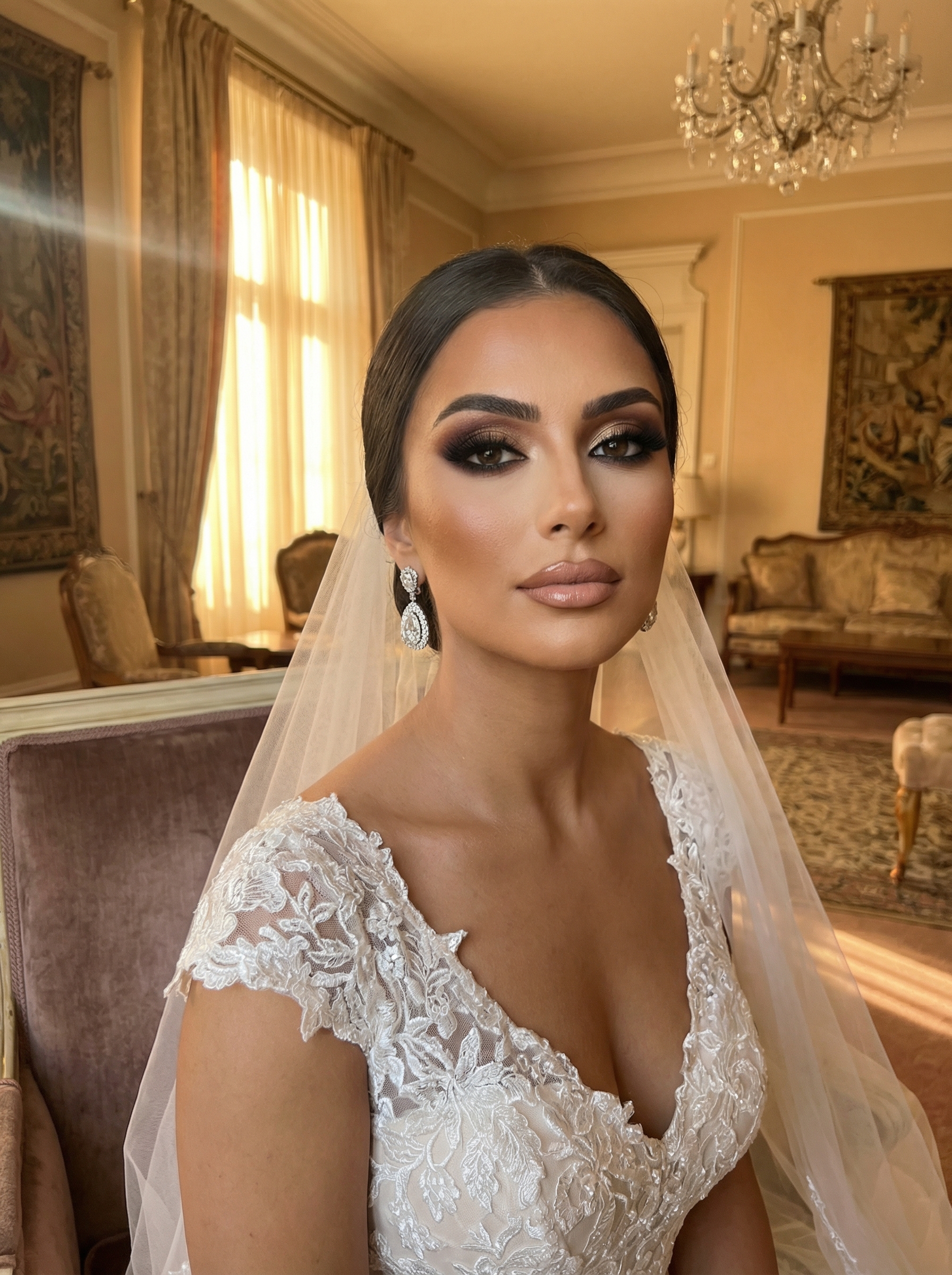 Makijaż ślubny — glamour